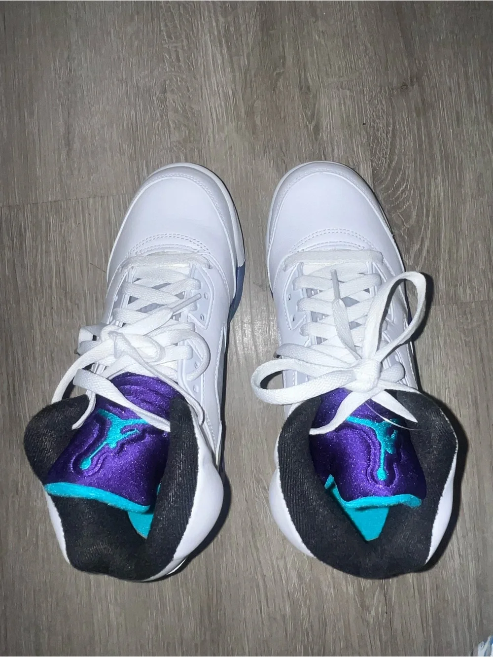 Kids Jordan 5 Retro GS Grape Size 6.5 Brand New